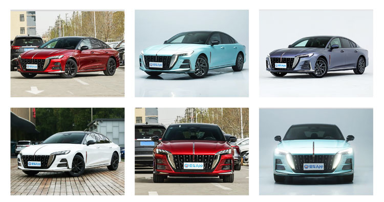 2023 HongQI H6 Zhen Zhen 2.0T 252 HP Gasoline Sedan with 540 Degree Reversing Camera