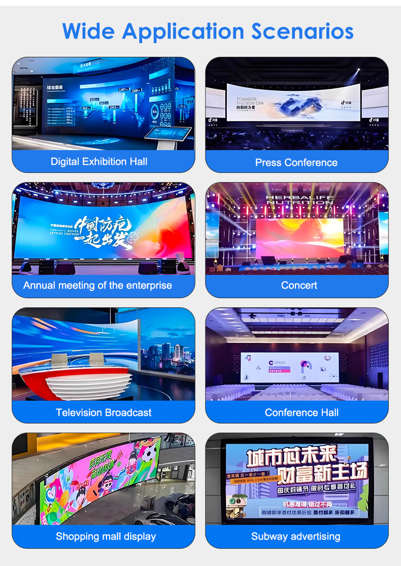 320x160mm Color LED Module P1.25 / P1.538 / P1.667 / P1.86 / P2 LED Screen Module