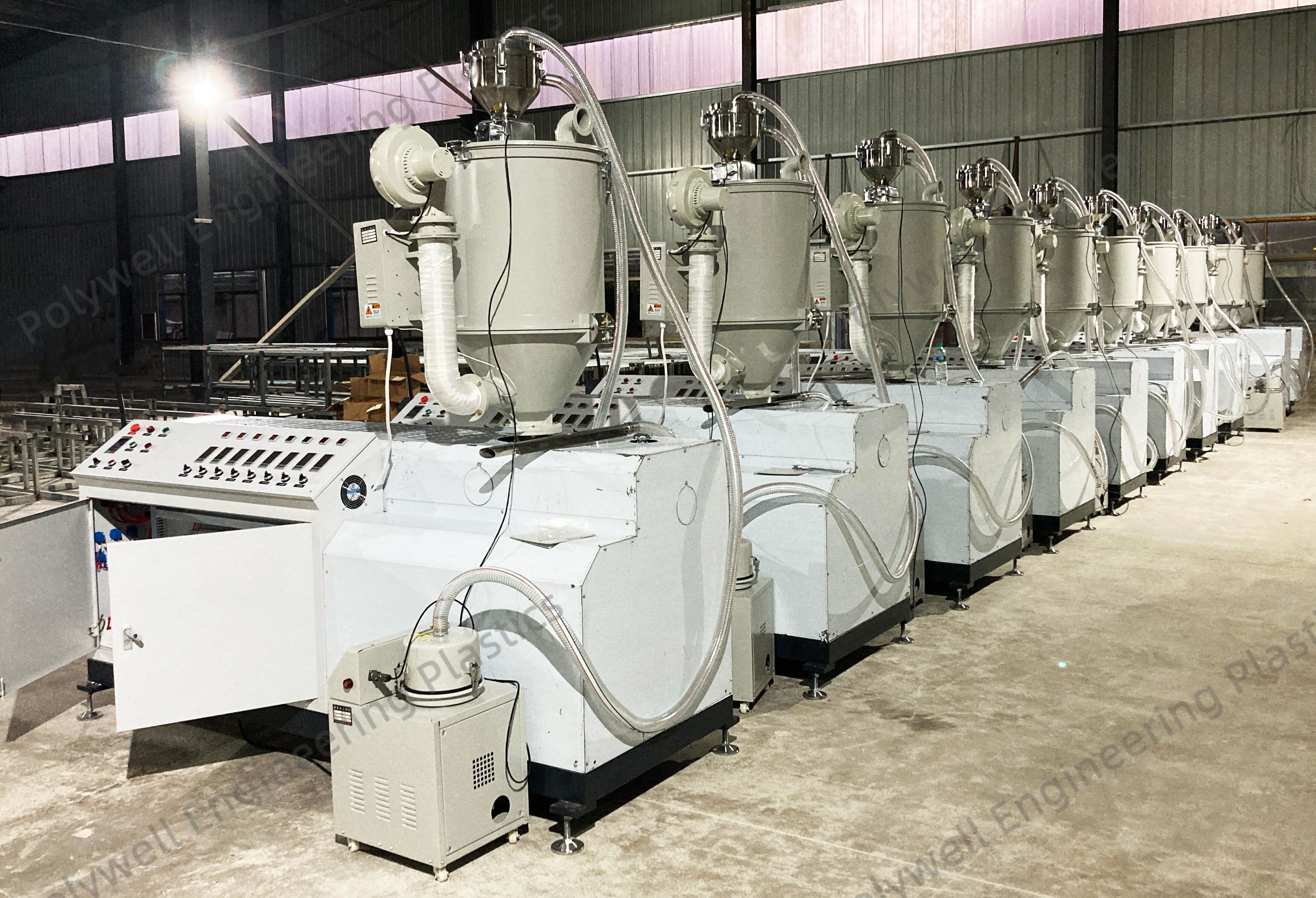 Polyamide 66 Thermal Break Strip Produce Machine PA Profile Extrusion Machine Single Screw Extruder