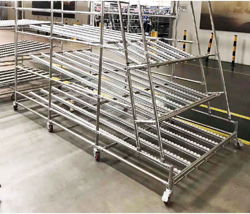The Third Generation Lean Pipe Aluminium Alloy Tube For Pipe Rack System  Automation Equipment