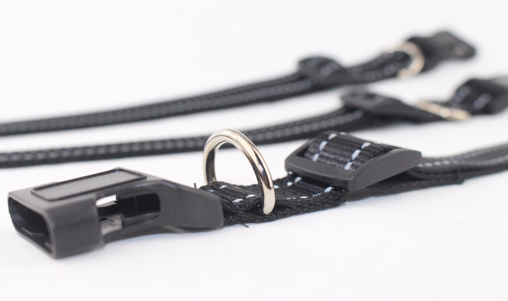 Nylon Reflective Pet Collars and Leash, Dog Collar in night