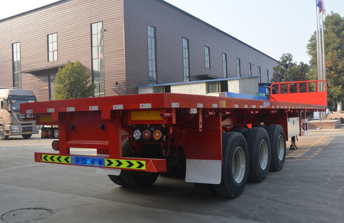 Heavy Duty 80t Removable Low Bed Trailers For Construction Equipment