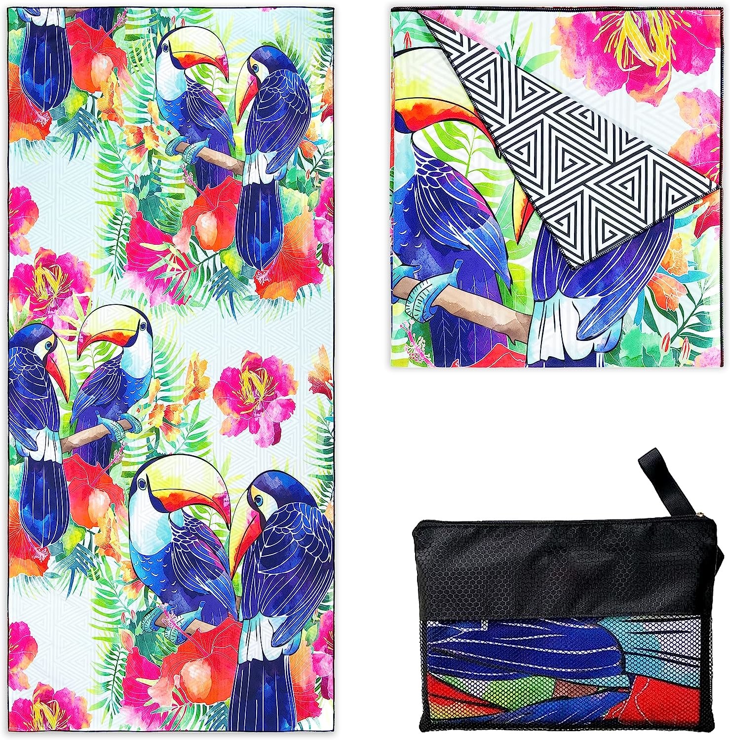 Custom Printing Wave Type Microfiber Beach Towel Fabric Factory Best Seller Wholesale