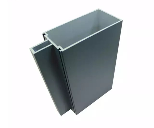Extruded 6063 T5 0.08MM Curtain Wall Aluminum Frame Profile