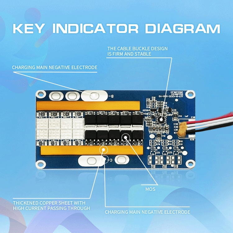 Li-Ion 3s 12.75v 5-80A Lithium Battery Pack Bms With Balance For Solar Street Light