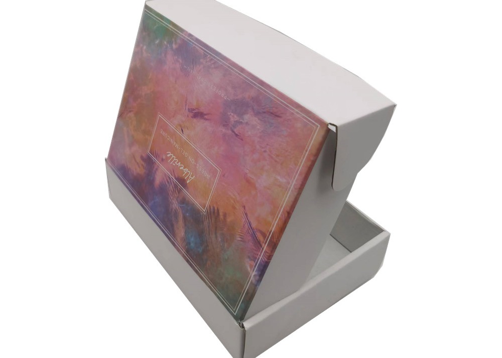 Single Printed Corrugated Shipping Packaging Boxes Malier Box Custom Size Color