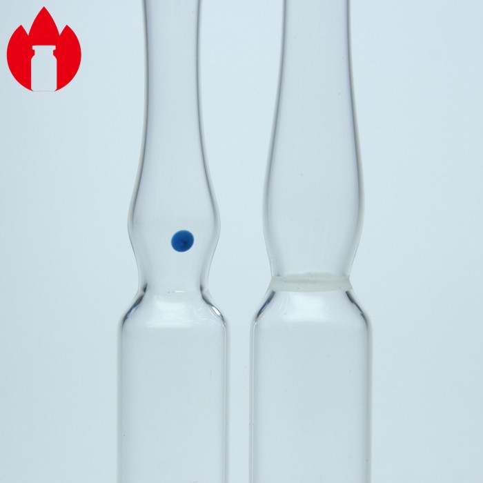Glass Ampoule 1ml-20ml Empty Clear Or Amber Pharma Injection Glass Ampoule