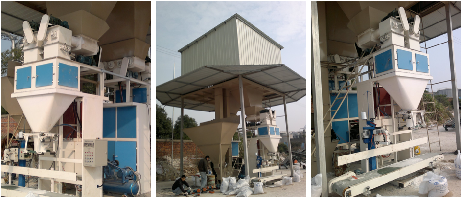 10kg-50kg Cement Flour Toner Silica Kaolin Powder Potato Starch Packing Machine