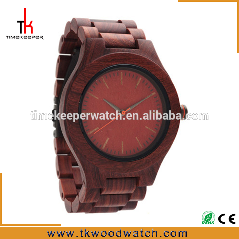 Amazon Hot selling China Factory price Japan movement wood grain watch