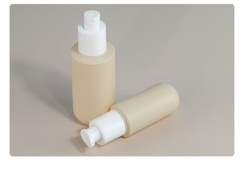 100ml Lotion Bottle Refillable Empty Square Plastic Bottle For Skincare