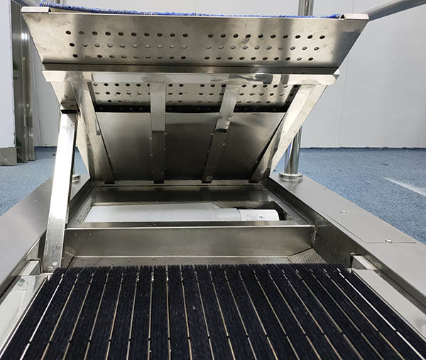 Two Persons Stainless Steel 304 Shoe Sole Washer With Handrail