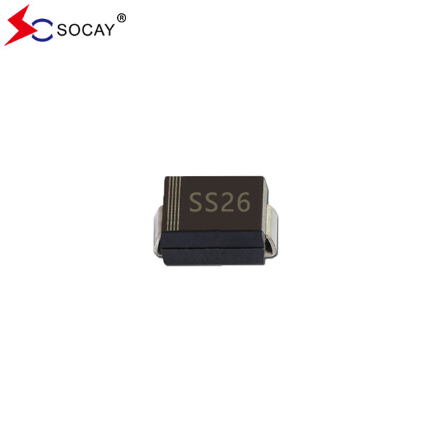 Buy cheap SOCAY 60VRRM Schottky Diode SS26B Surface Mount Schottky Barrier Rectifiers product