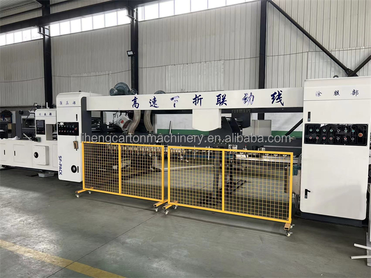Customize Best High Speed Flexo Printer Slotter Die Cutter line Folder Gluer For Corrugated Box Machine