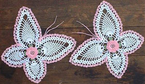 Handmade Crochet Flowers DIY Clothing accessories Cotton material Colorful decorative