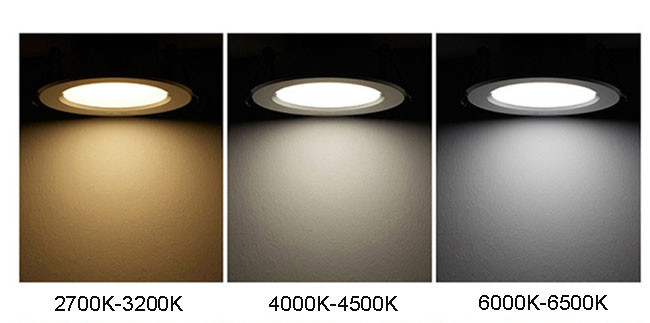 2700K - 6500K 6 Inch Ceiling Lights Downlights , High Power LED Lights Downlights