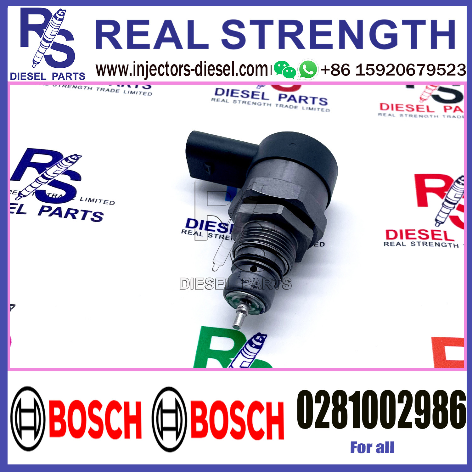 BOSCH Control Valve 0281002986 DRV Regulator Solenoid 0281002986 for all