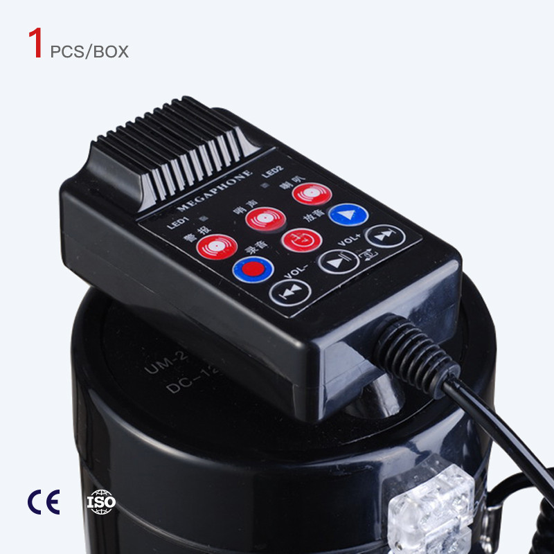 Compact Megaphone Bluetooth Speaker With Microphone And Horn 3.7V 1500mAh