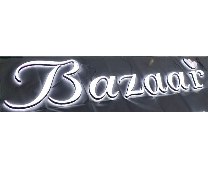 Custom Wall Name 3d Letters Outdoor Signage Acrylic Led Logo Sign Shop Front Lit 3d Channel Letter Store Front Signs