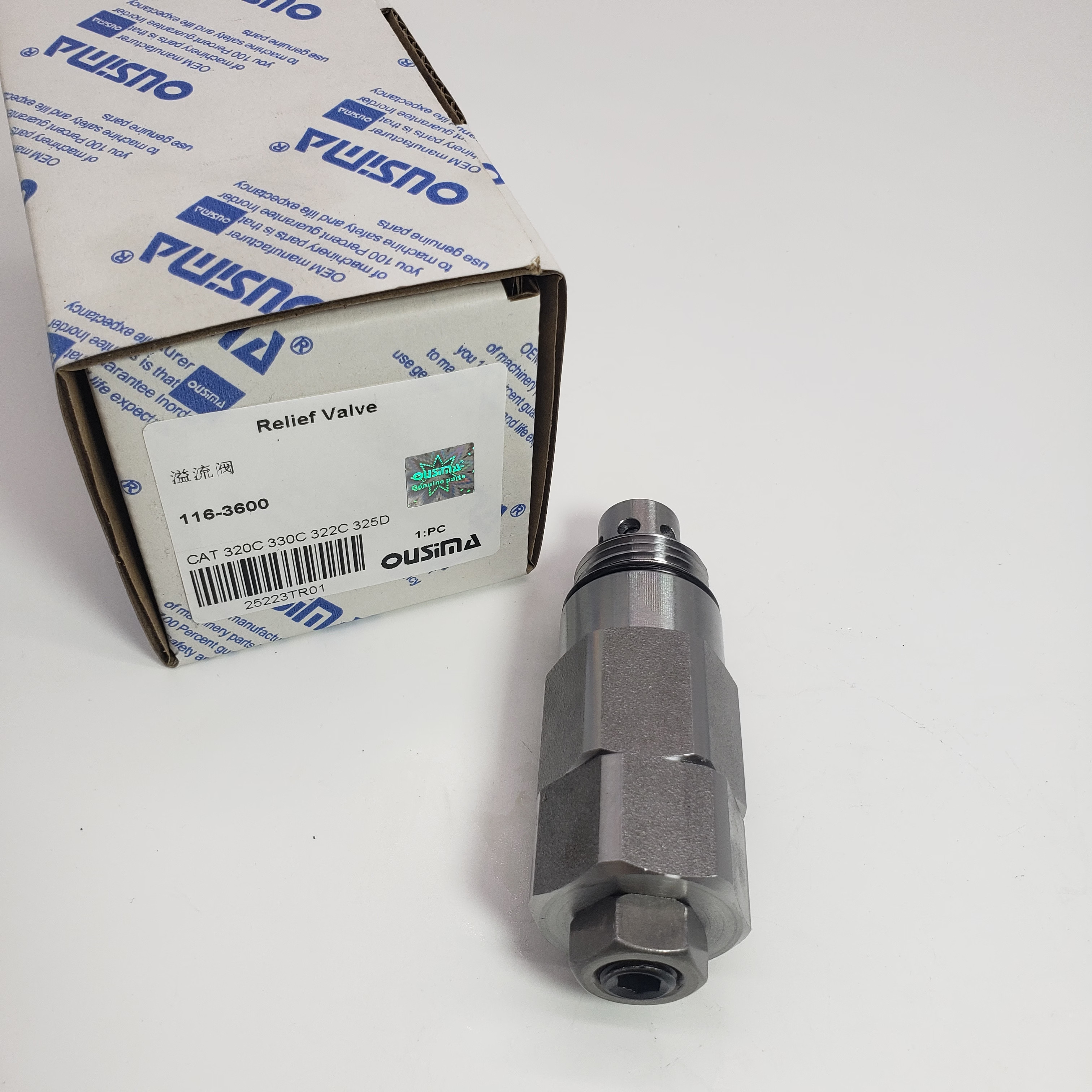Relief Valve 116-3600 1163600 For CAT 320B 322C 325B 330C