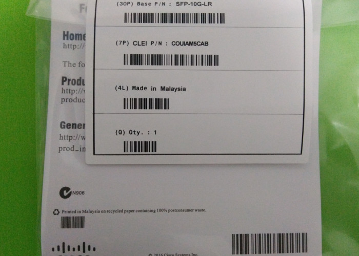 Optical Fiber Module 1 year warranty SFP-10G-LR 10KM 1310NM SFP+