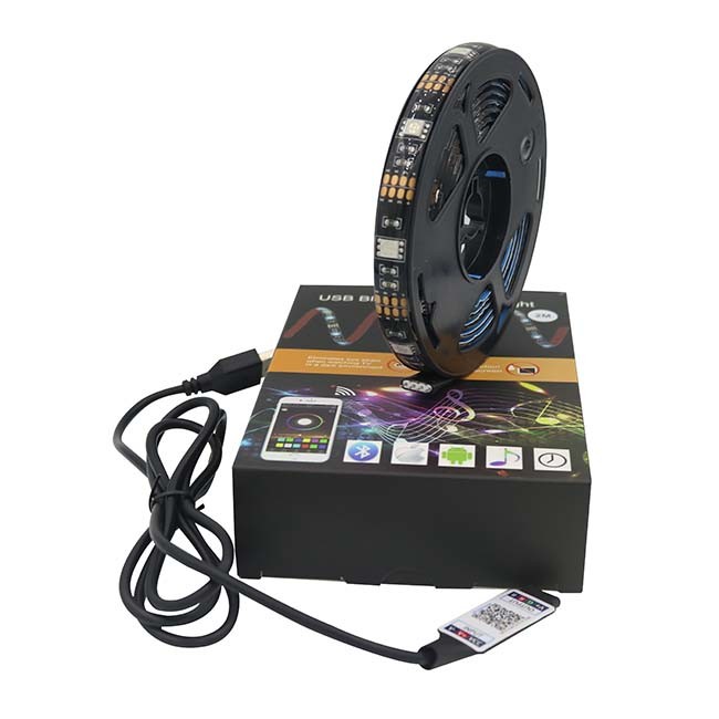 USB 10mm 5V IP20 2M Flex LED Strip Light RGB strip kit