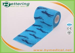 Buy cheap Equine Elastic Horse Printing  Self Adherent  Wraping Bandages Cohesive Bandage product