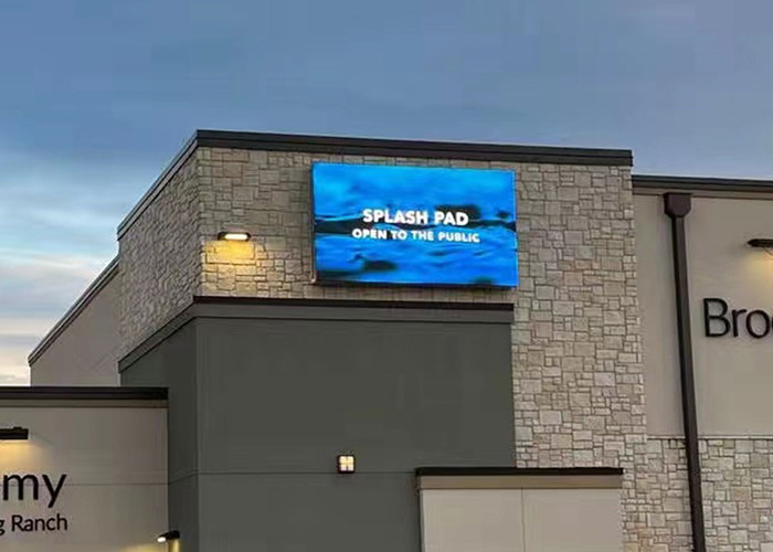 P6 P8 P10 Outdoor LED Displays Full Color Customized Cabinet Size Advertising