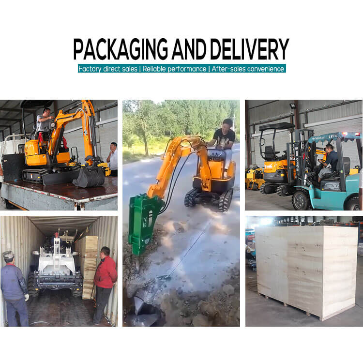 1000kg Mini Excavator for Easy Operation in Garden and Orchard Maintenance