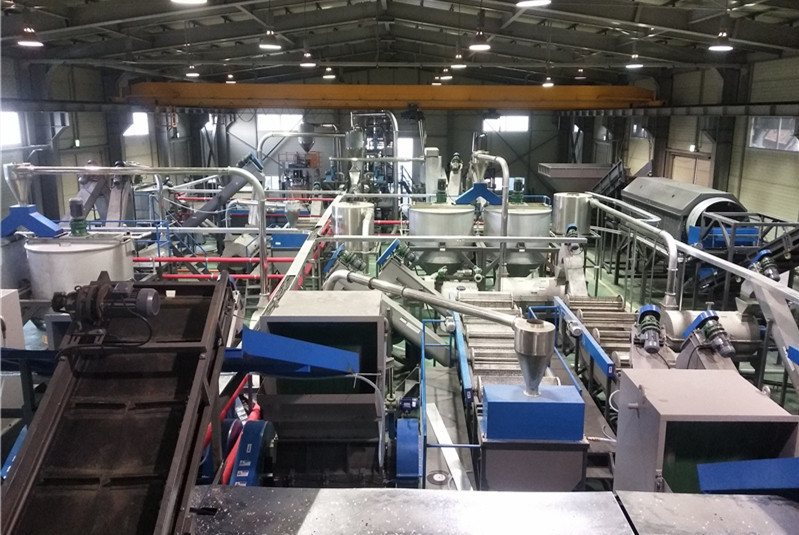 185KW Pet Bottle Washing Line Recycling Plant PLC 300kg/H NSK SKF
