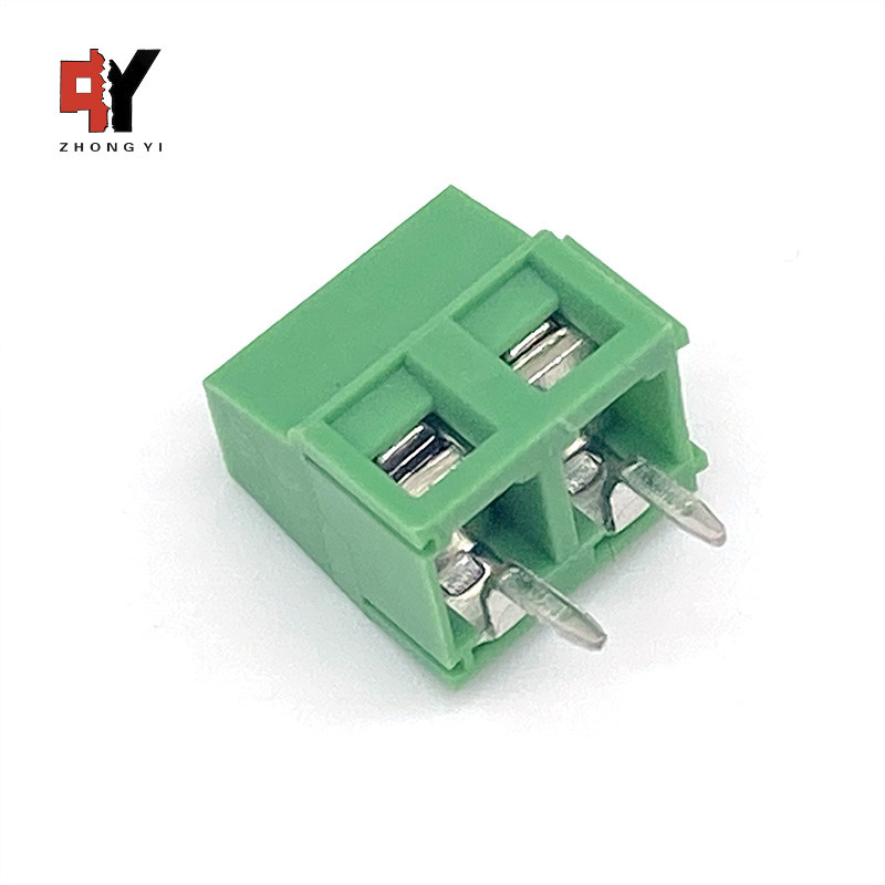HQ127V-5.0/5.08mm Pcb Screw Terminal Block 2 Poles Square Electric