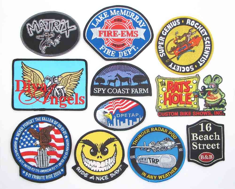 Cotton Polyester Clothing Embroidered Patches Chenille For Hats Clothes​