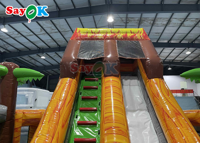 Outdoor Inflatable Slide 21.3FT Inflatable Bouncy Castle Slide Kids Slide Bouncer House For Indoor