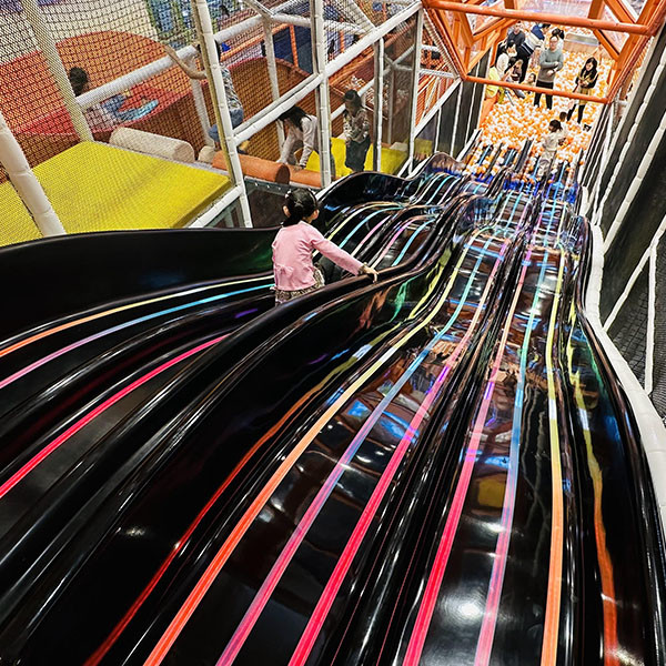 Fiberglass Indoor Playground Slide for Kids - Vibrant Colors