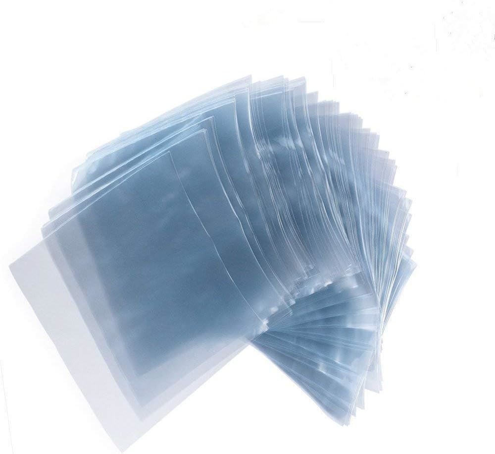 Shrink Wrap Bags, 4 x 4 inch, PVC Heat Shrink Wrap for Handmade Soaps Bath Bombs, Art Crafts and DIY Crafts