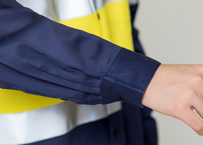 Double Stitching Safety Work Clothes High Visable Orange Jacket Bib Pants Suit