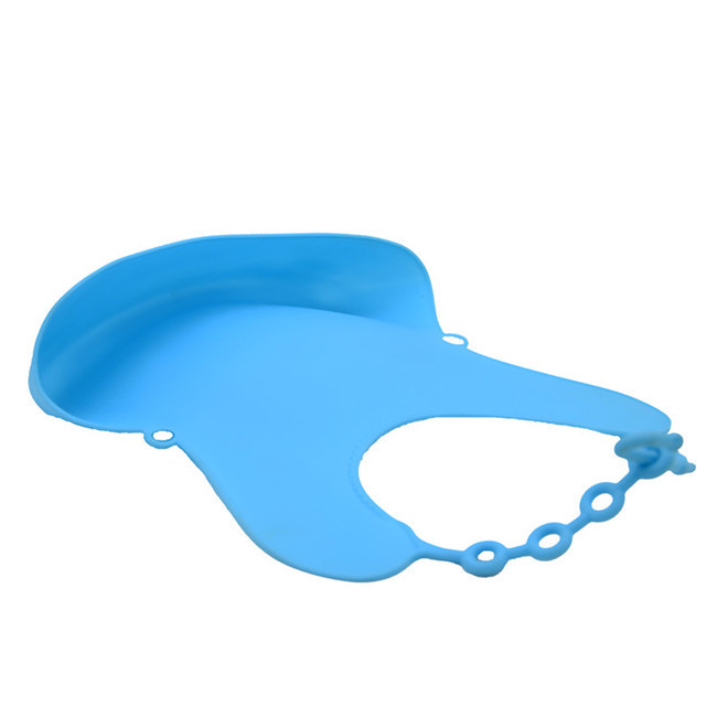 Eco Friendly Baby Shampoo Cap Blue Color Infants / Toddlers Age Group Application
