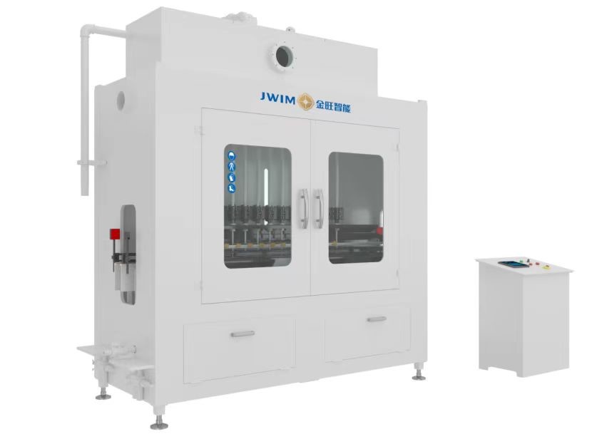 Pesticides Round Bottle Microcomputer In Line Anti Corrosion Gravity Filling Machine