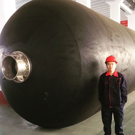Pure Rubber Submarine Rubber Fender For Port Protection High Pressure Mooring Bumper