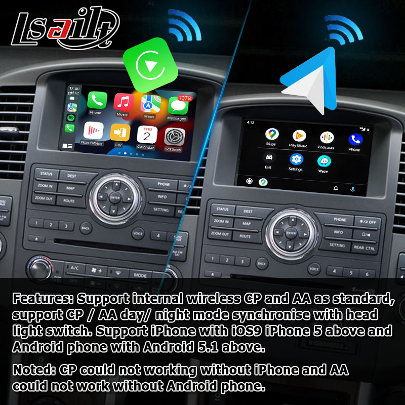 Nissan Pathfinder IT08 R51 HD screen upgrade wireless carplay android auto navigation box