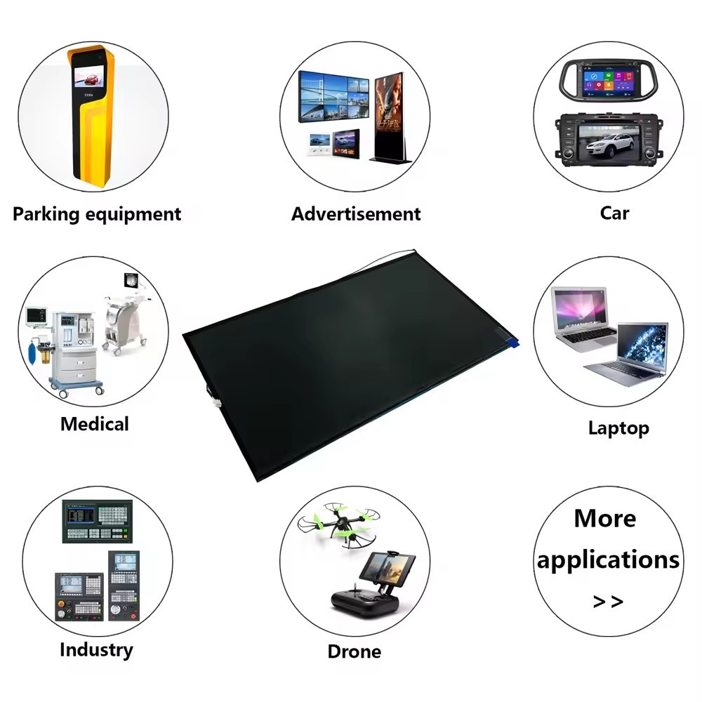 Sunlight Readable LCD Screen Display Panel Touch Screen 13.3 Inch Customized