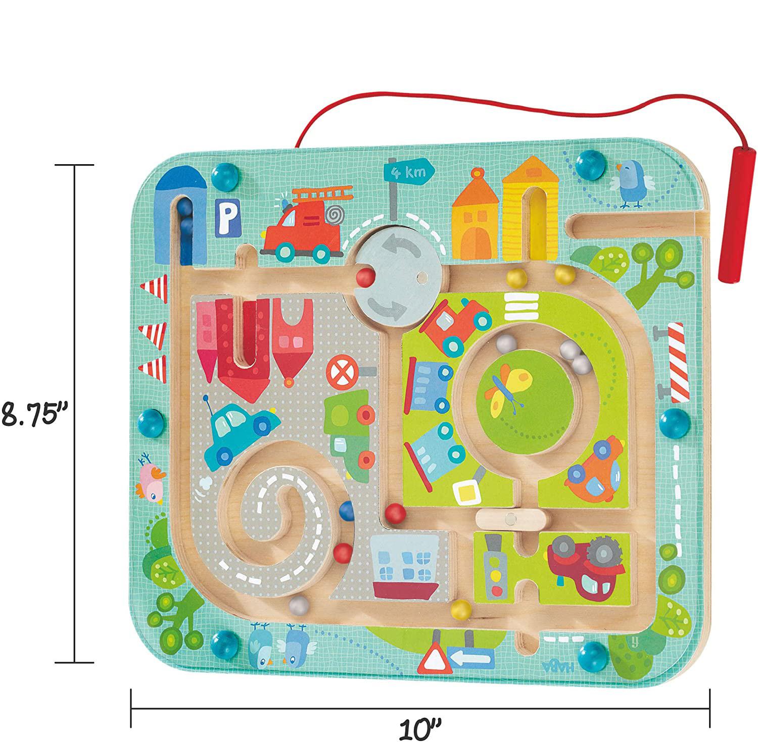 Kids Magnetic Puzzle Maze Board With Pen Brain Development Toys For 2 Year Olds