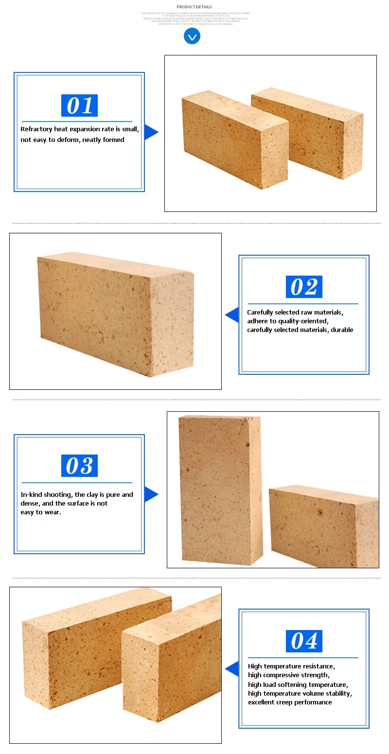 High Density Refractory Brick SK32 SK34 Clay Bricks with Customizable MgO Content %