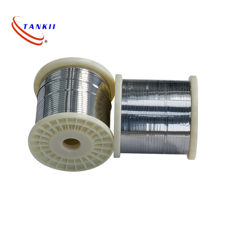 0.08*0.8mm Constantan Flat Wire / Copper Nickel Ribbon / Cuprothal 294 Tape / CuNi44 Alloy