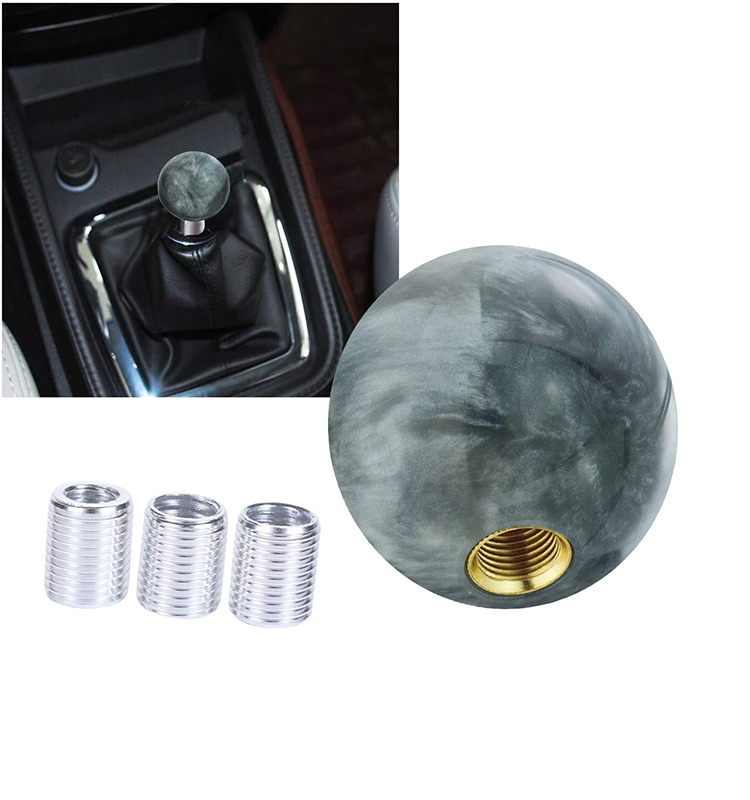 Custom Colorful Ball Gear Shift Knob Resin 54mm OEM Accpetable