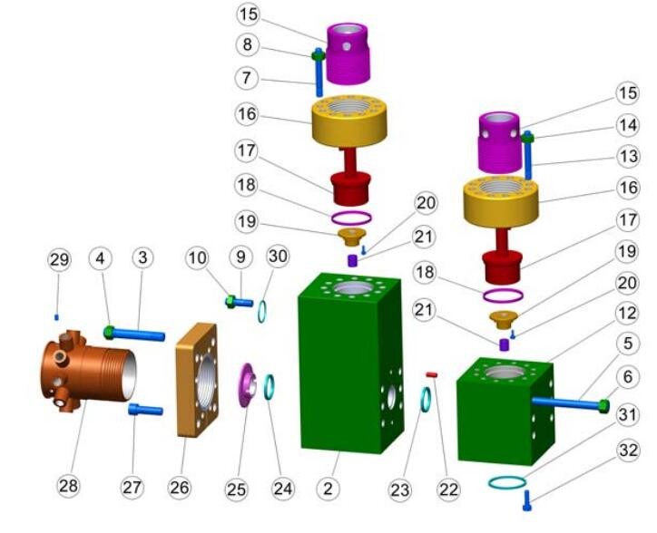 Weatherford MP-16 mud pump pinionshaft and Bull gear, MP13 MUD PUMP, MP10 MUD PUMP, MP8 MUD PUMP, MP5 MUD PUMP LINER