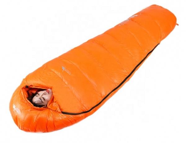 Quality 3 Season Waterproof Outdoor Sleeping Bag for Camping Customized Logo Fabric Mummy Pcs for sale
