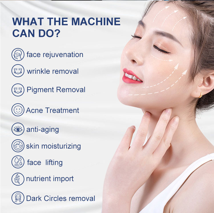 Multifunctional Hydro Dermabrasion Profession Anti Aging Diamond Peeling Injection Facial Oxygen Beauty Equiment
