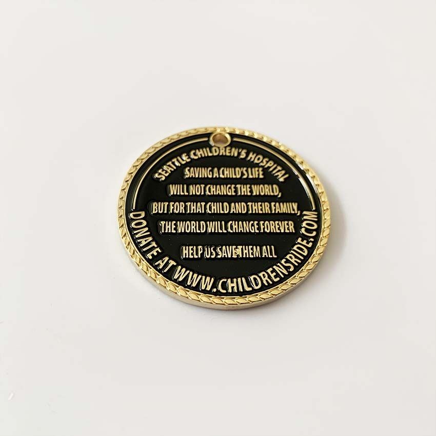 Antique Gold Custom Coins Metal Stamping Military Challenge Coins
