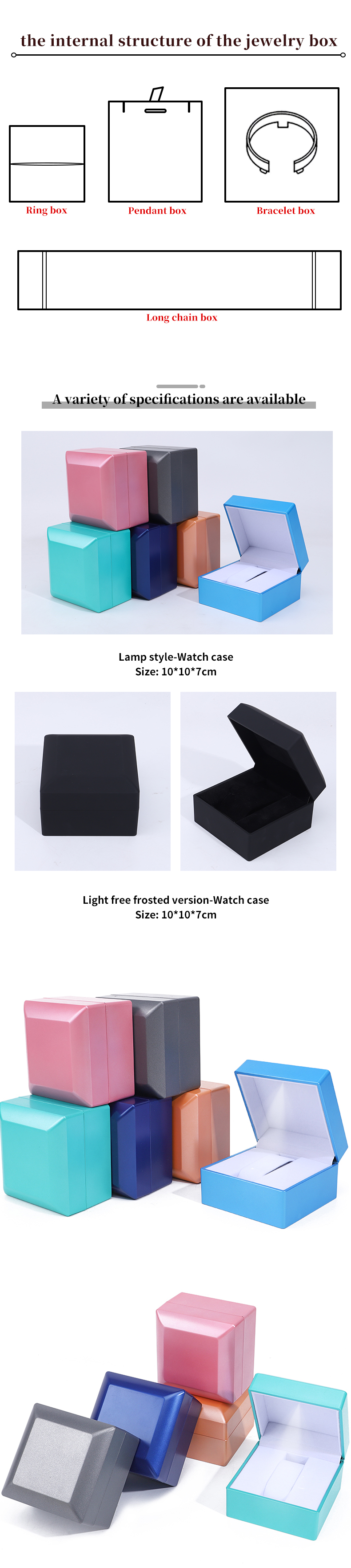 Handmade Gorgeous Mini Watch Luxury Packaging Box Protection Convex Holder for Men