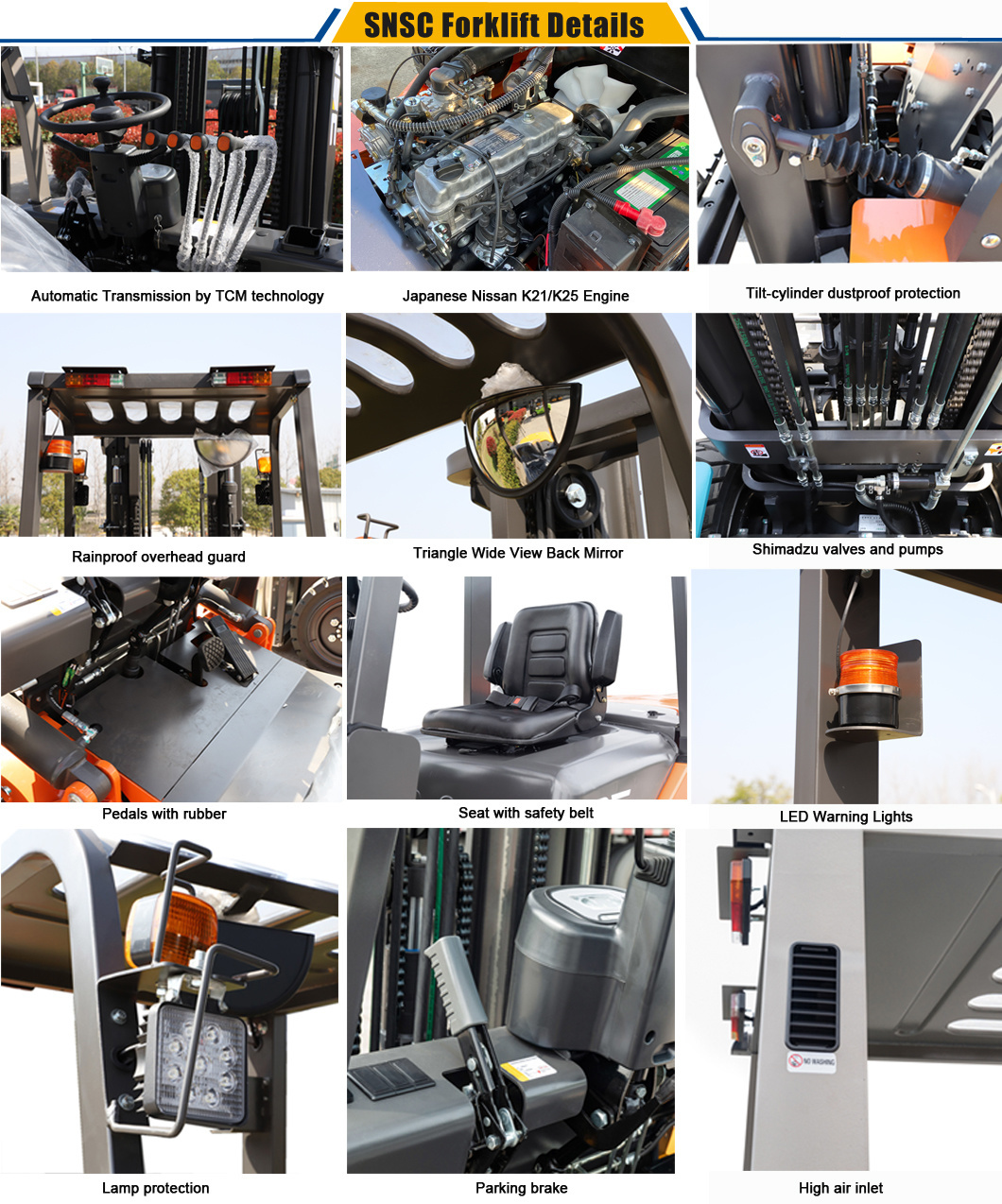 Brand New 2ton 2.5ton 3ton 3.5ton Duel Fuel Gas Gasoline Forklift Price